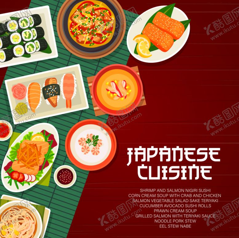 编号：62109709230252037892【酷图网】源文件下载-美食海报