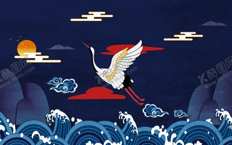 编号：30356510301609126912【酷图网】源文件下载-国潮背景