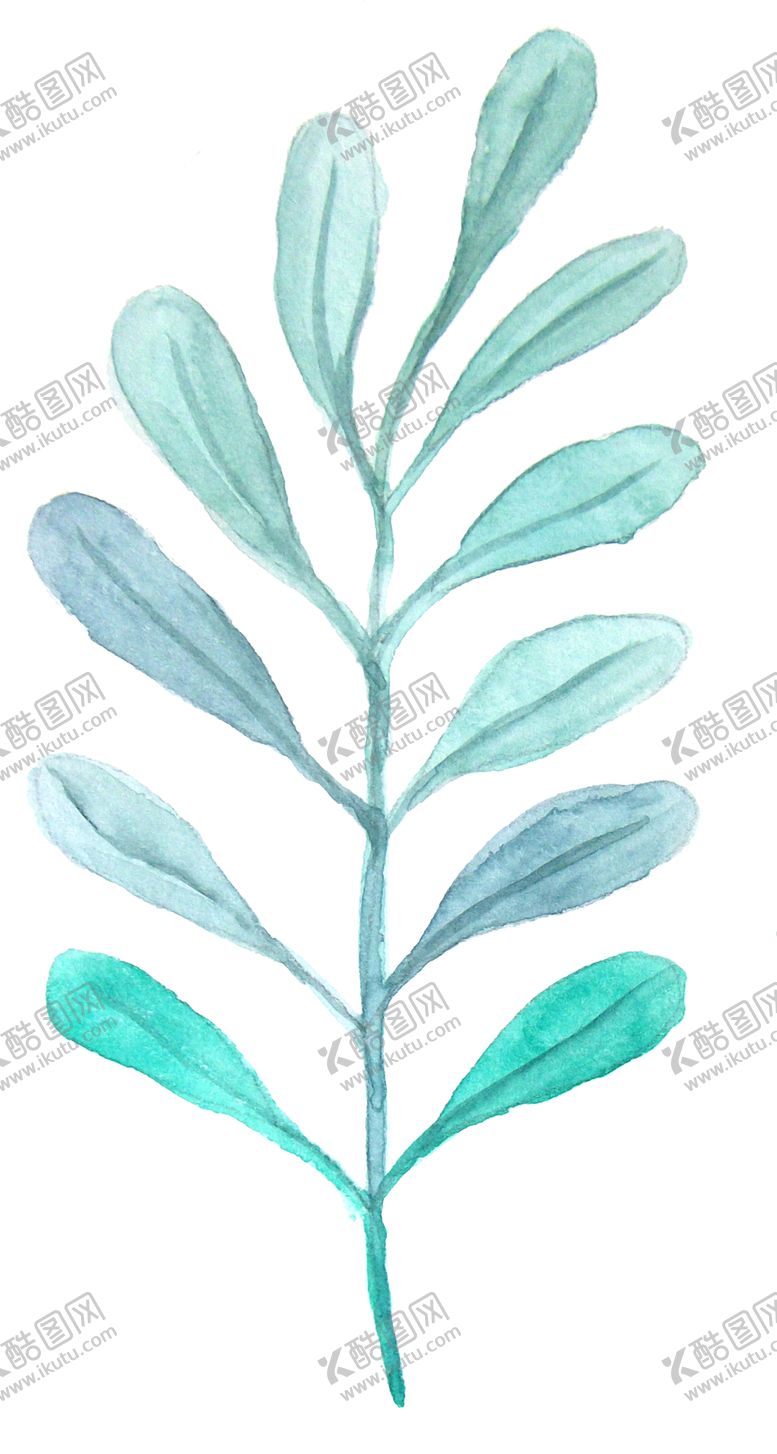编号：32599710090046101491【酷图网】源文件下载-彩绘枝叶