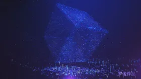 高端肌理背景山水自然海报