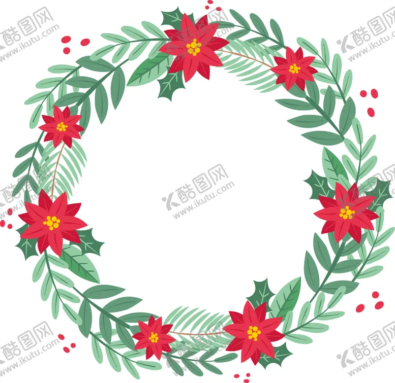 编号：33122901131746328183【酷图网】源文件下载-圣诞花环