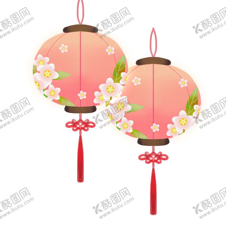 编号：34887901261405511222【酷图网】源文件下载-春节元宵节赏花灯灯笼