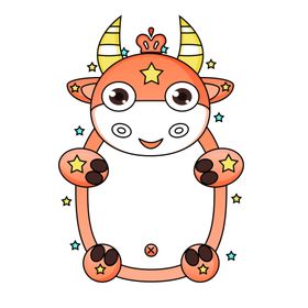 卡通牛