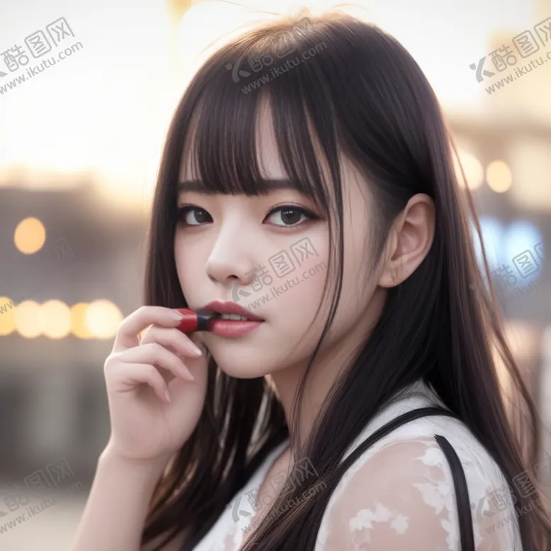 编号：61211001240543121385【酷图网】源文件下载-现代网红风格女孩