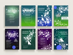 梦幻渐变花卉书籍封面设计