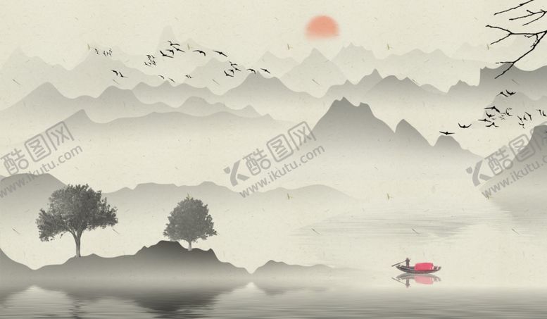 编号：32864407131627212382【酷图网】源文件下载-水墨山水