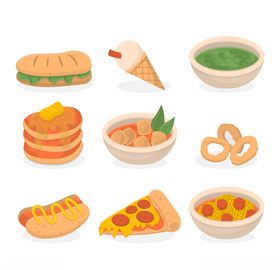 矢量厨房蔬菜食物素材