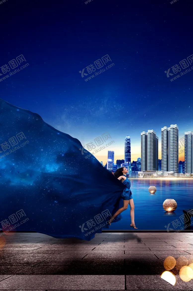 编号：27424605052121077203【酷图网】源文件下载-江景豪宅开盘画面