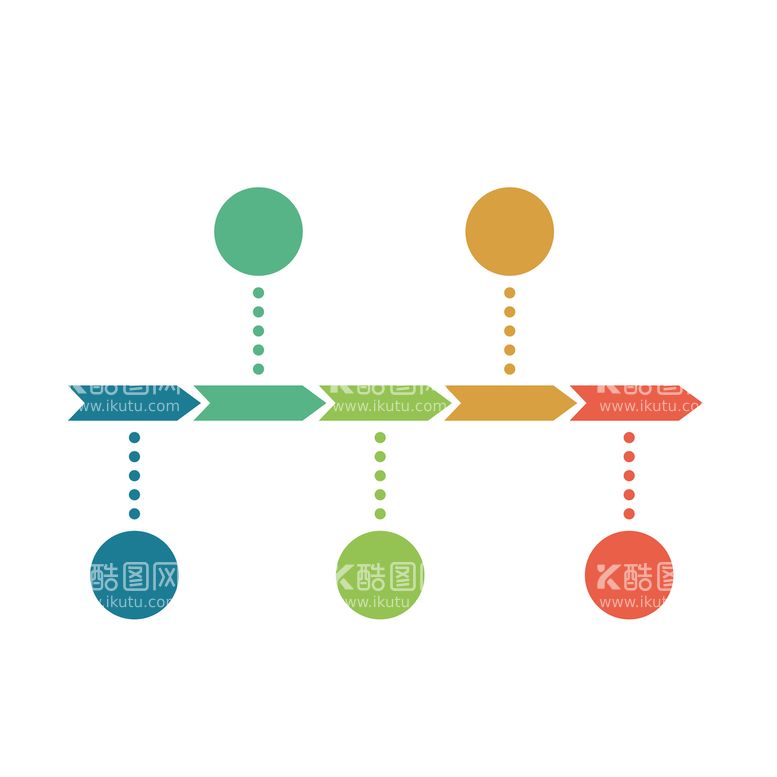 编号：96741510120354012430【酷图网】源文件下载-箭头几何时间轴