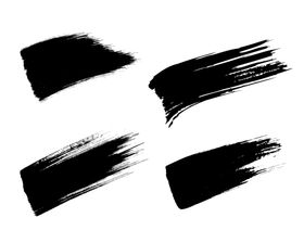 毛笔笔触笔刷效果