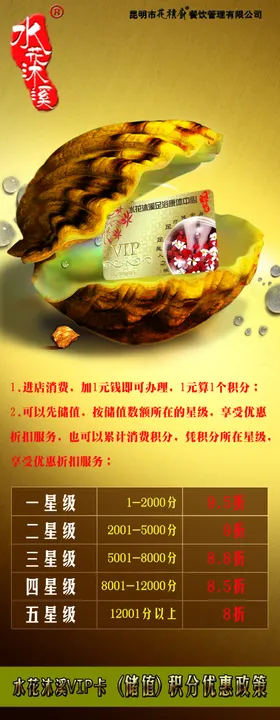 鑫海汇宣传单展架会员卡