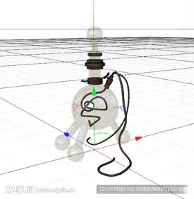 C4D模型药水瓶子