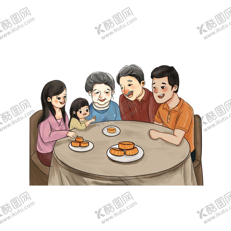 编号：93761206250130007805【酷图网】源文件下载-中秋节素材