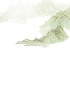 水墨山水素材