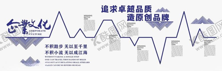 编号：10683103312043392859【酷图网】源文件下载-公司企业文化墙素材