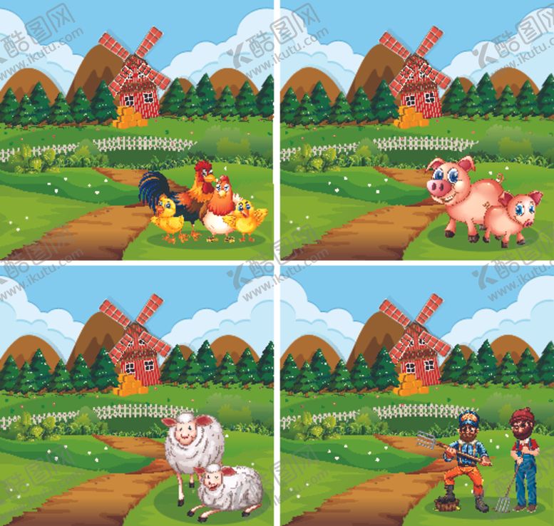 编号：85883910031048155062【酷图网】源文件下载-卡通农场