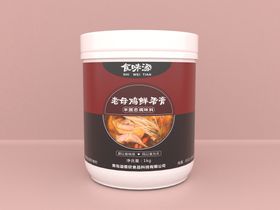 老母鸡鲜香膏贴纸展开图