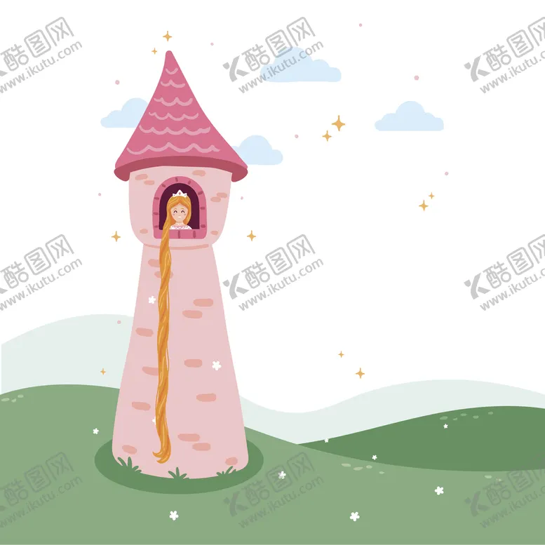 编号：10311401191033421693【酷图网】源文件下载-长发公主