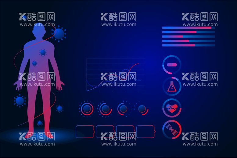 编号：45817209260849390465【酷图网】源文件下载-未来科技医疗背景