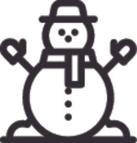 雪人饼干礼袋酒