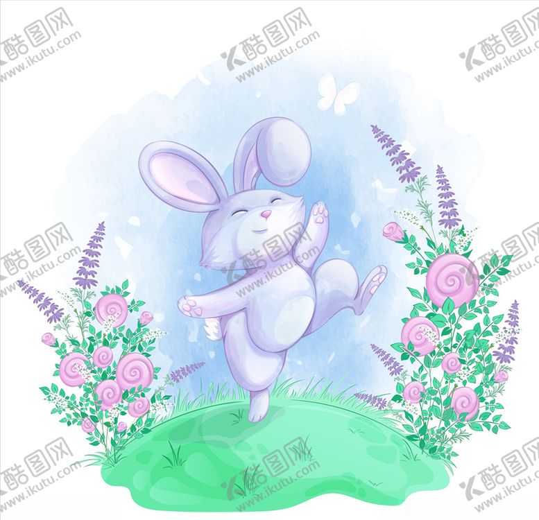 编号：64868209300404484323【酷图网】源文件下载-卡通兔子