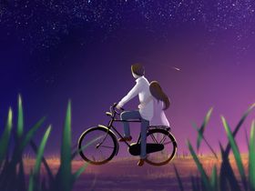 卡通情侣头像图片