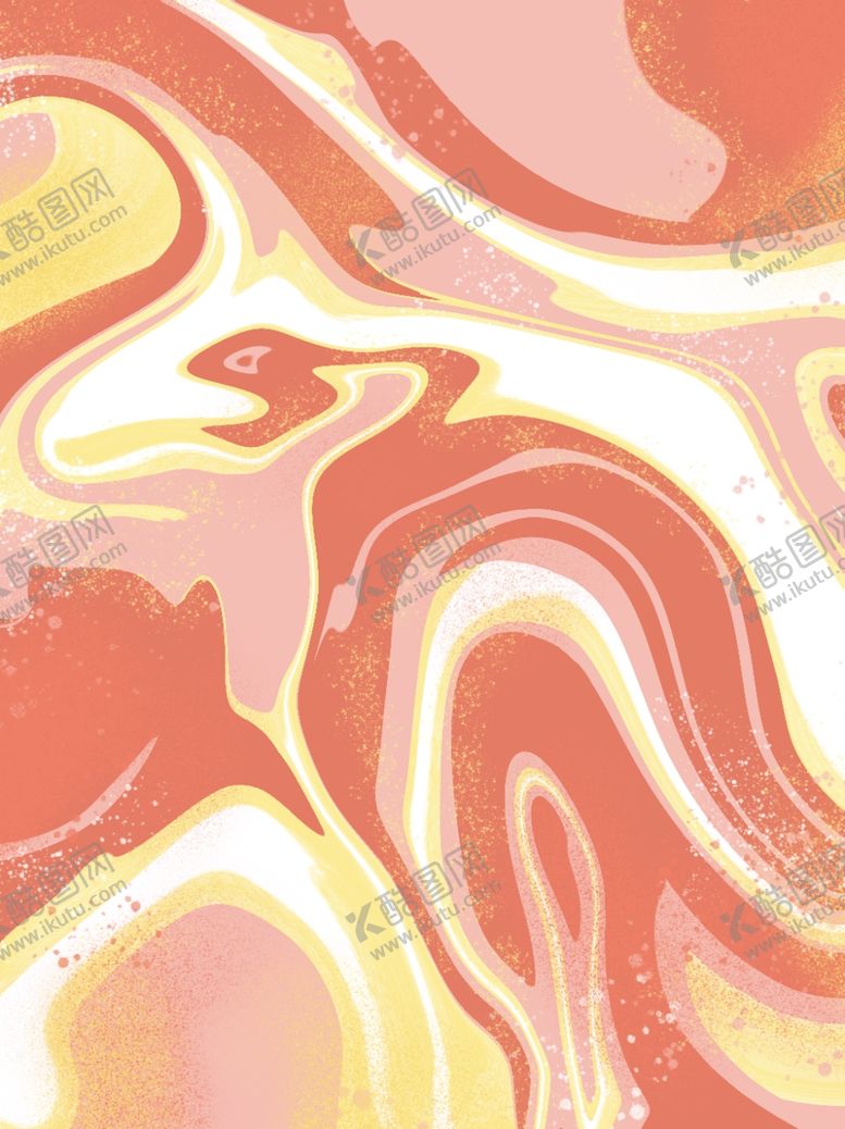 编号：36266106150951203601【酷图网】源文件下载-红金抽象大理石背景
