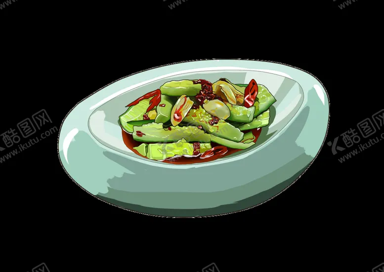 编号：30974610192020452642【酷图网】源文件下载- 手绘美食海报图片