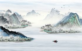 水墨山水