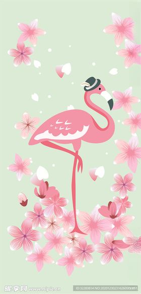 火烈鸟手绘松鼠手绘松鼠插画红松鼠手绘卡爱松鼠