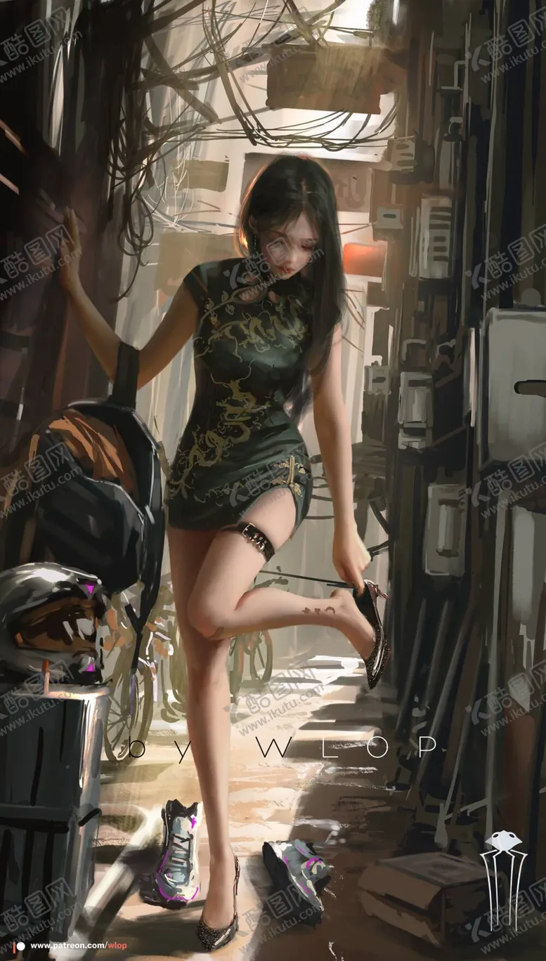编号：15037809261203039407【酷图网】源文件下载-赛博美女 