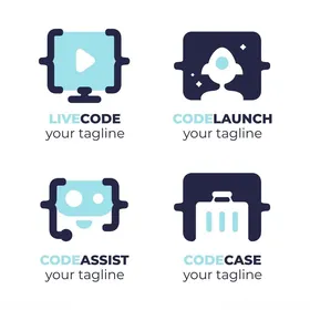 代码相关服务图标集合