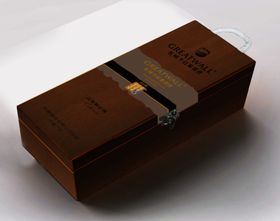 长城高级解百纳木方盒效果图