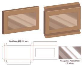 纸质包装盒刀模设计图