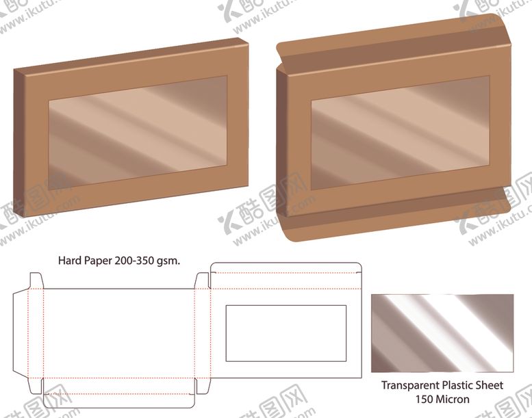 编号：12049610012054379168【酷图网】源文件下载-纸质包装盒刀模设计图