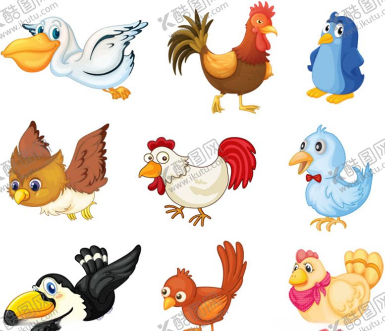 编号：46972209222049493479【酷图网】源文件下载-矢量鸡