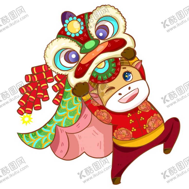 编号：78642104210456072616【酷图网】源文件下载-卡通牛形象