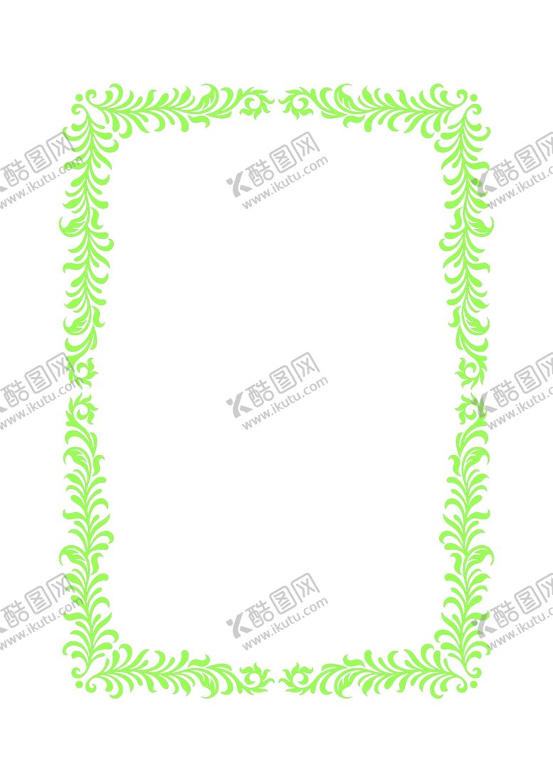 编号：51156609162351398918【酷图网】源文件下载-小清新花纹边框