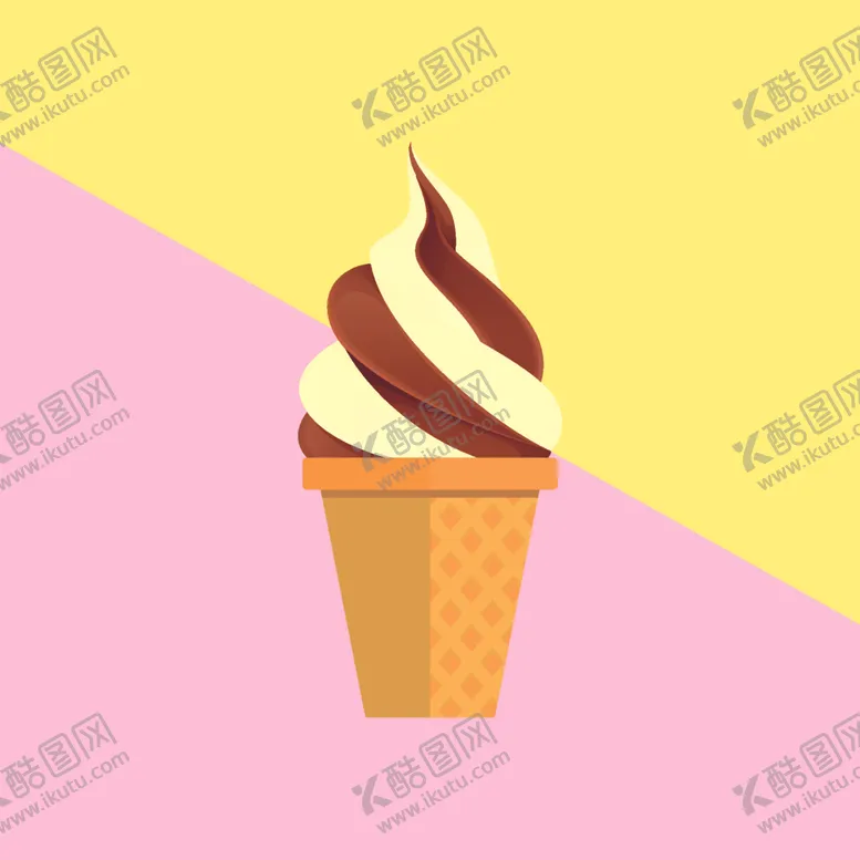 编号：60335501141641004679【酷图网】源文件下载-卡通冰淇淋