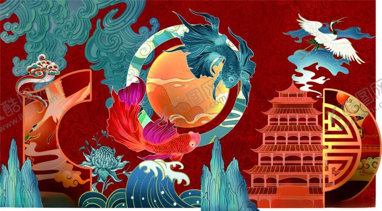 编号：15963605080539543891【酷图网】源文件下载-中式婚礼