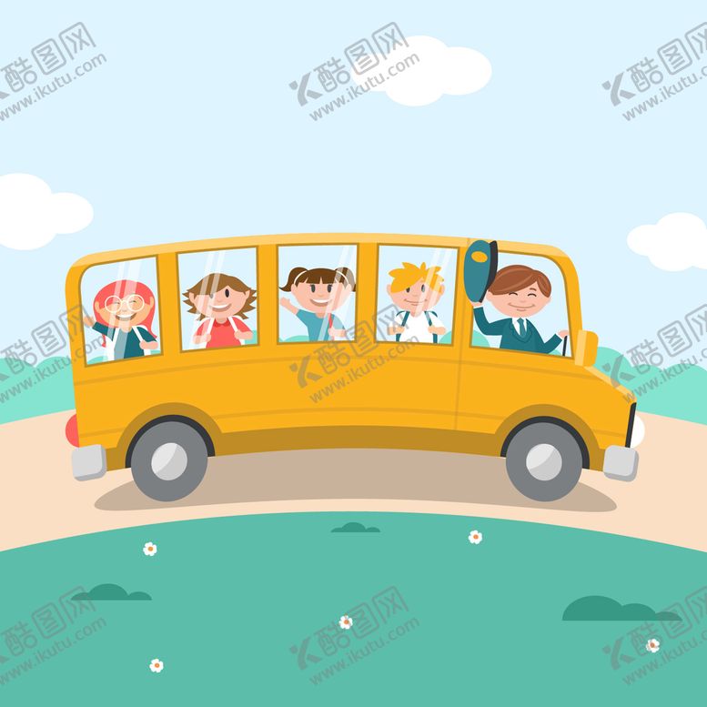 编号：91320809141559407931【酷图网】源文件下载-校车 