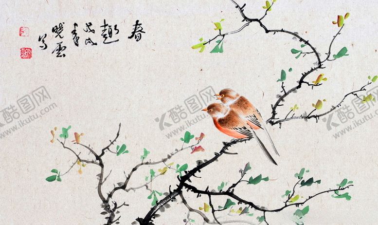 编号：42147309290355067280【酷图网】源文件下载-花鸟画