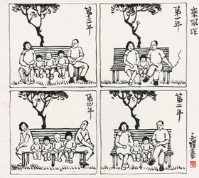 丰子恺国画作家名传统禅意家