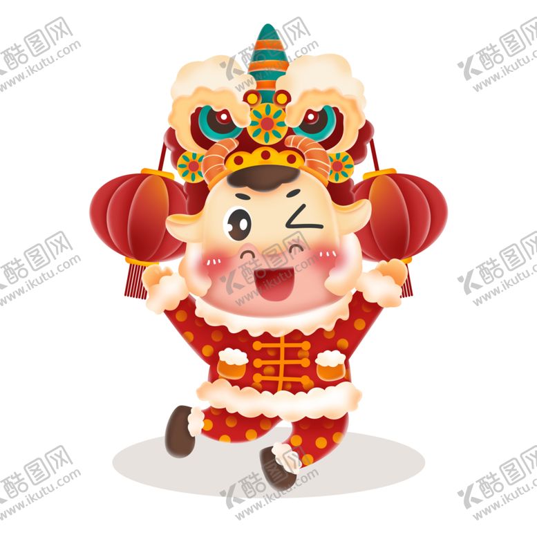 编号：73951010072150283493【酷图网】源文件下载-卡通牛形象