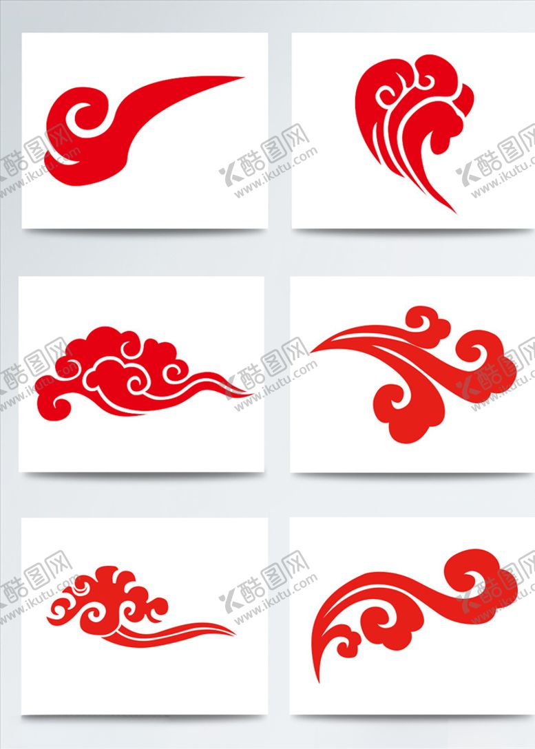 编号：47683209180605135014【酷图网】源文件下载-祥云中式祥云素材祥云背景