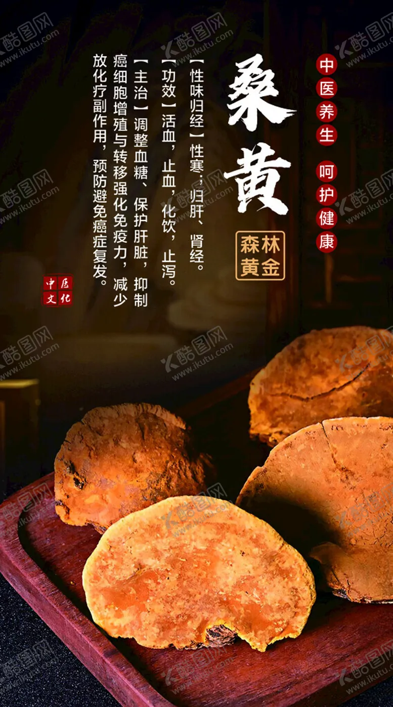 编号：59376301272304578123【酷图网】源文件下载-桑黄海报