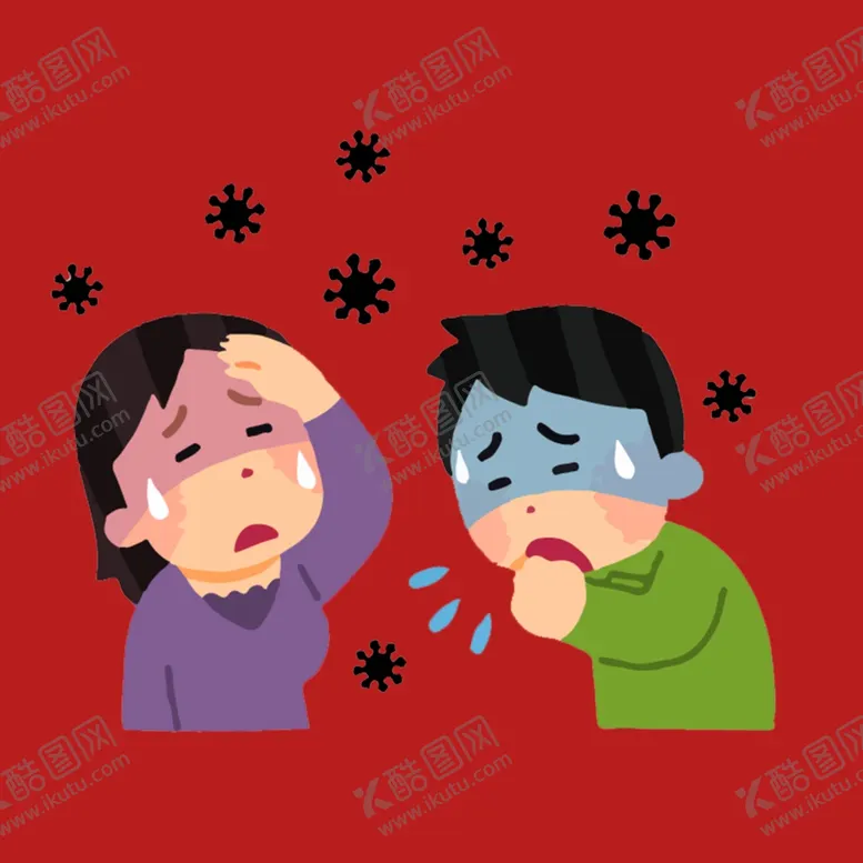 编号：58401002190734426127【酷图网】源文件下载-手绘生病人物