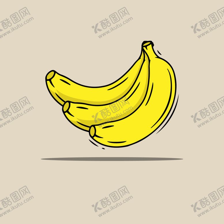 编号：13065909200902024519【酷图网】源文件下载-卡通香蕉