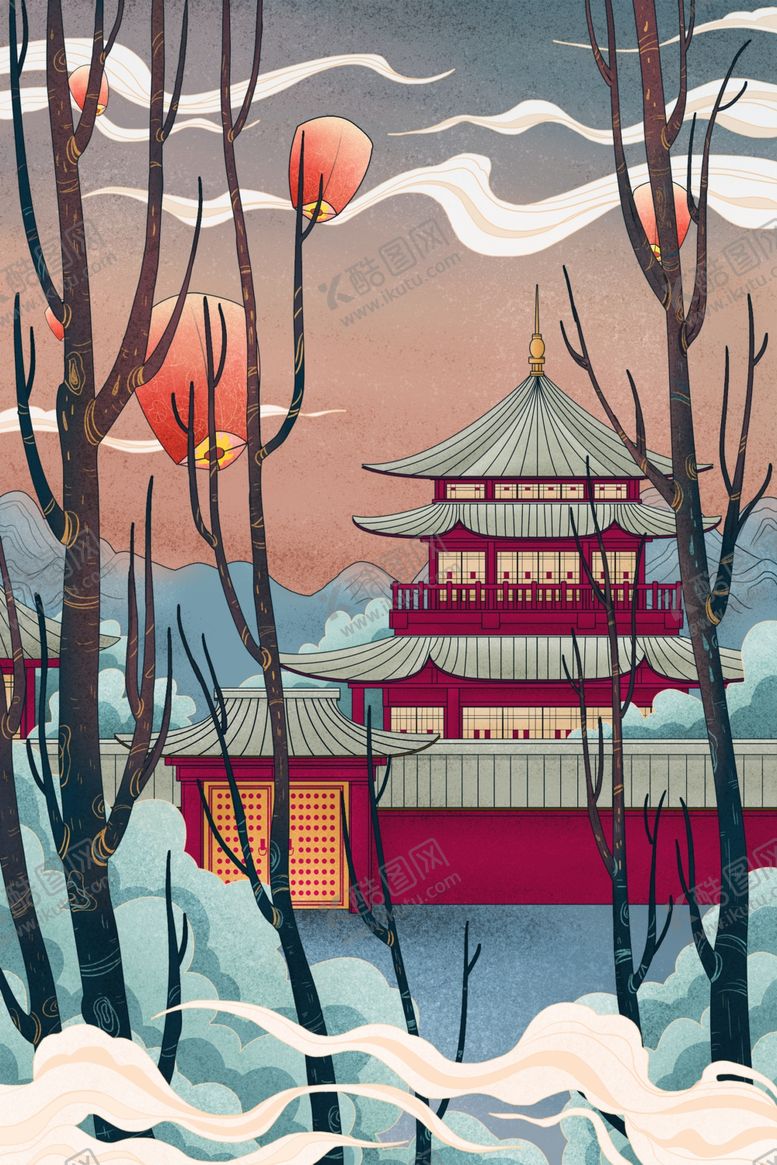 编号：24062809190127305181【酷图网】源文件下载-城市国潮海报