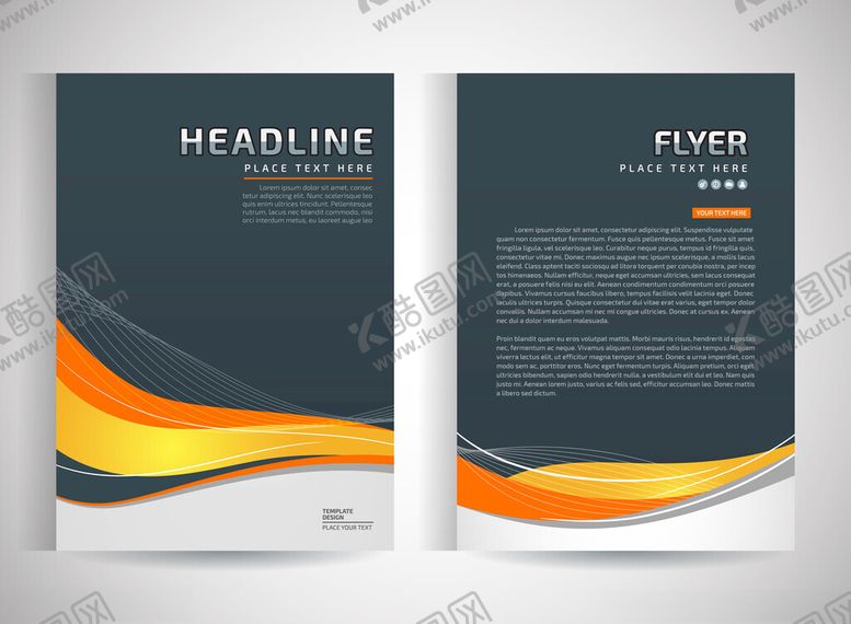 编号：70579511020122194011【酷图网】源文件下载-时尚动感宣传单页设计